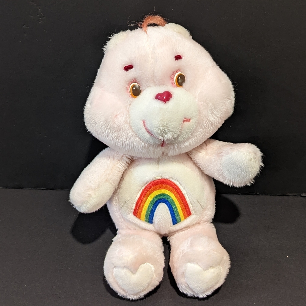 Vintage Kenner Care Bear Cheer Bear plush 13”